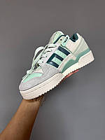 Женские кроссовки Adidas Forum Exhibit Low Grey Mint GX4548