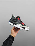 Мужские кроссовки Air Jordan 4 Retro Infrared Grey White Red DH6927-061