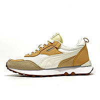 Женские кроссовки Puma Select Rider Fiturev Trainers White Beige Brown ALL12302