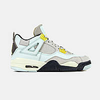 Женские кроссовки Air Jordan 4 Retro Craft Light Blue Grey Black ALL11533