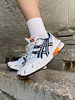 Женские кроссовки Asics Gel-1090 White Midnight Orange 1022A215-100