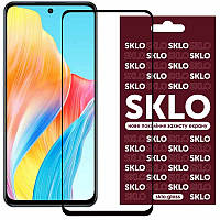Защитное стекло SKLO 3D (full glue) для Oppo A98 TOS