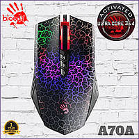 Мишка ігрова A4Tech A70A Bloody (Crackle) Activated Bloody Blazing Gaming 4000 CPI