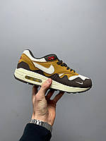 Мужские кроссовки Nike Air Max 1 Patta Brown Beige ALL09703