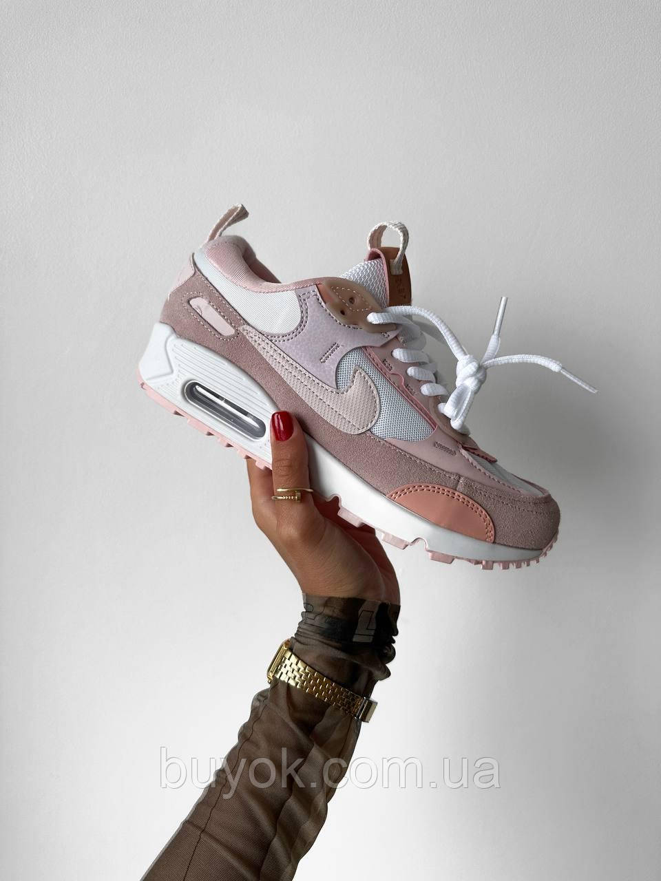 Жіночі кросівки Nike Air Max 90 Futura White Pink DM9922-104