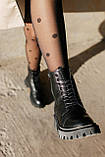 Жіночі черевики Balenciaga Tractor 20mm Zip Up Boot Black (c мехом) 615679WA8E91000, фото 8