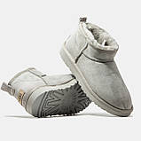Жіночі угги UGG Ultra Mini Milk Light Grey (c мехом) ALL10010, фото 7