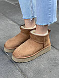 Жіночі угги UGG Classic Ultra Mini Platform Boot Chestnut Brown 1135092-CHE, фото 7