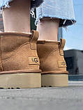 Жіночі угги UGG Classic Ultra Mini Platform Boot Chestnut Brown 1135092-CHE, фото 8