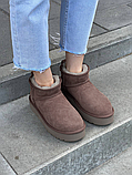 Жіночі угги UGG Classic Ultra Mini Platform Boot Brown Chocolate 1135092-CHO, фото 4