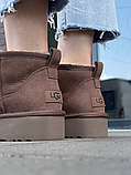 Жіночі угги UGG Classic Ultra Mini Platform Boot Brown Chocolate 1135092-CHO, фото 8