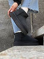 Женские угги UGG Classic Ultra Mini Platform Boot Black 1135092-BLK