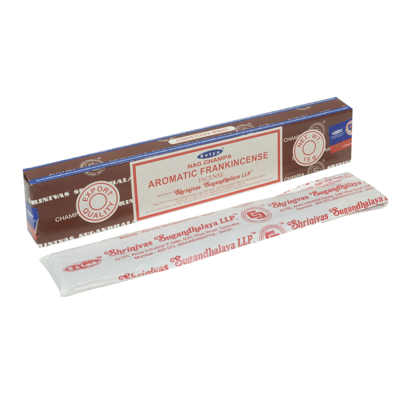 АРОМАПАЛИЧКИ АРОМАТІК ФРАНКІНСЕНС (ЛАДАН) 15ГРМ). САТЬЯ, AROMATIK FRANKINCENSE (15GM) SATYA, фото 1
