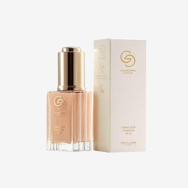 Oriflame Омолоджувальний світловідбивний тон, Теплий Фарфоровий Porcelain Warm, Giordani Gold SPF 25, 30 мл