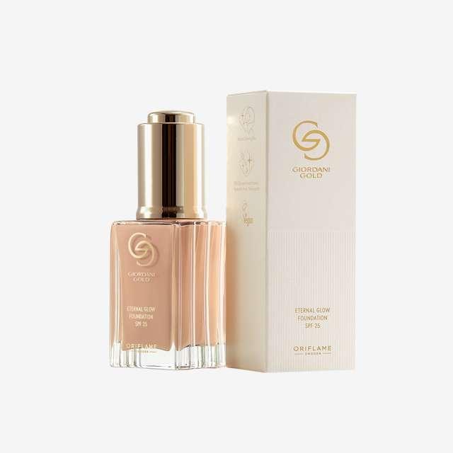 Oriflame Омолоджувальний світловідбивний тон, слонова кістка | Ivory Neutral, Giordani Gold SPF 25, 30 мл