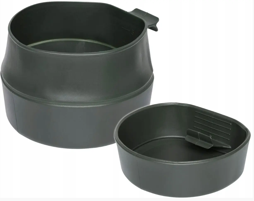 Туристична Складана Кухоль 250 мл з ручкою WIldo "Fold-A-Cup" (14605402) Olive