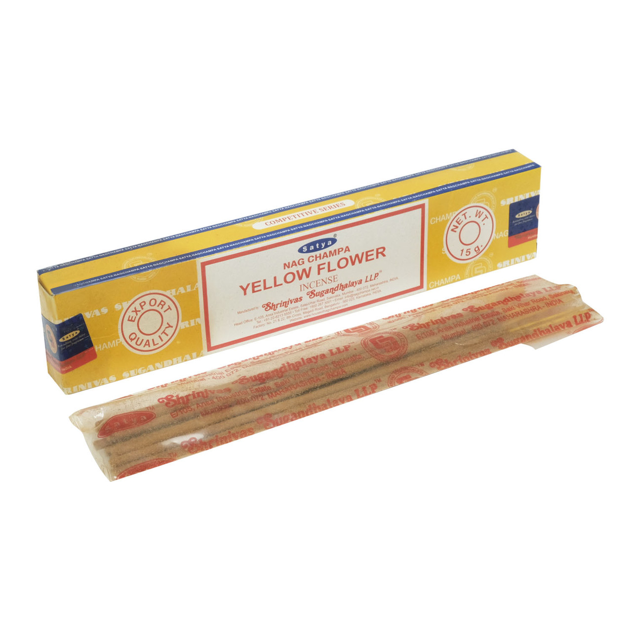 АРОМАПАЛИЧКИ ЄЛОУ ФЛАУЕ (15ГРМ) САТЬЯ, YELLOW FLOWER (15GM) SATYA