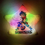 Подушка нічник BayBlade — світна подушка Бей блейд — нічник Бейблейд, фото 4