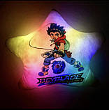 Подушка нічник BayBlade — світна подушка Бей блейд — нічник Бейблейд, фото 3