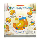 Нічник музичний місяць 4500, мелодії, заспокійливі звуки, світло, фото 6