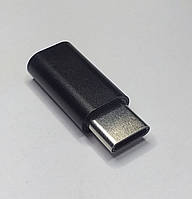 Перехідник Mini OTG Micro USB To USB Type C Adapter