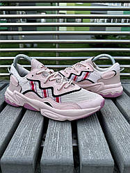 Жіночі кросівки Adidas Ozweego (ніжно рожеві)