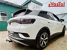 Фаркоп Volkswagen ID.4 2020- гак на болтах Американська вставка під квадрат, фото 3