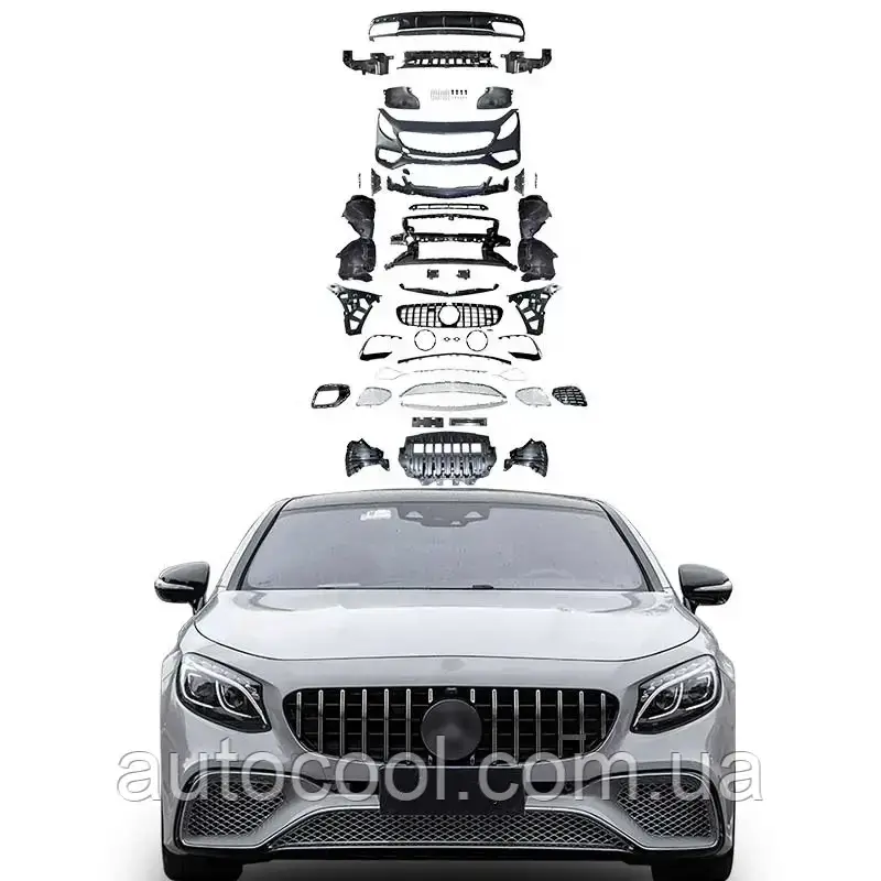 Тюнінг обвіс для Mercedes S-Class W217 S320 S400 S450 стиль S65 AMG, фото 1