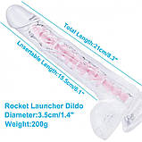 Гнучкий фаллоїмітатор Jelly Dreams з хордою, фото 4