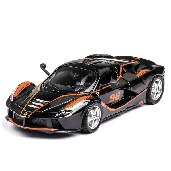 Машинка Ferrari LaFerrari моделька іграшка металева колекційна 15 см Чорний (60284)