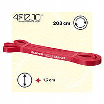 Еспандер-петля 4FIZJO Power Band 13 мм 6-10 кг резина для фітнесу і спорту Red (P-5907222931059), фото 3