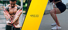 Еспандер-петля 4FIZJO Power Band 13 мм 6-10 кг резина для фітнесу і спорту Red (P-5907222931059), фото 6