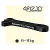 Еспандер-петля 4FIZJO Power Band 22 мм 12-17 кг резина для фітнесу і спорту Black (P-5907222931066), фото 7