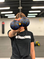 Масажний м'яч подвійний 4FIZJO EPP DuoBall 08 Black/Gold (P-5907739314802), фото 4