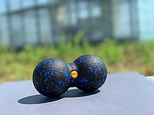 Масажний м'яч подвійний 4FIZJO EPP DuoBall 08 Black/Gold (P-5907739314802), фото 5