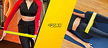 Резинка для фітнесу 4FIZJO Mini Power Band 0.8 мм 5-10 кг Yellow (P-5907222931608), фото 6