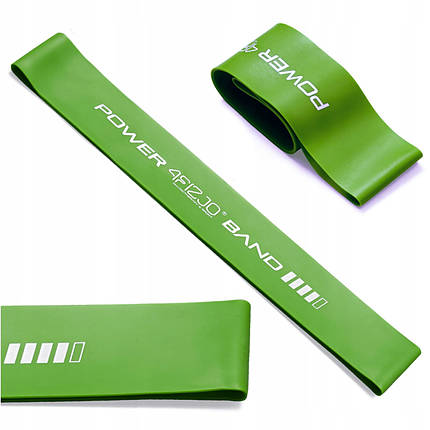 Резинка для фітнесу 4FIZJO Mini Power Band 1 мм 10-15 кг Green (P-5907222931615), фото 1