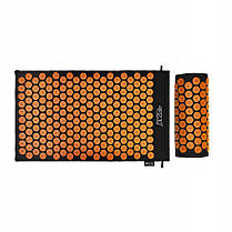 Килимок акупунктурний з валиком 4FIZJO Classic Mat Аплікатор Кузнєцова Black/Orange (P-5907222931752), фото 3