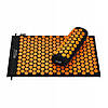 Килимок акупунктурний з валиком 4FIZJO Classic Mat Аплікатор Кузнєцова Black/Orange (P-5907222931752), фото 7