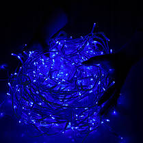Гірлянда бахрома вулична (зовнішня) Springos 8 м 200 LED CL0202 Blue, фото 3