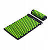 Килимок акупунктурний з валиком 4FIZJO Classic Mat Аплікатор Кузнєцова Black/Green (P-5907222931745), фото 10