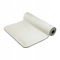 Килимок (мат) спортивний 4FIZJO TPE 180 x 60 x 1 см для йоги та фітнесу Grey/Black (P-5907739311931), фото 6