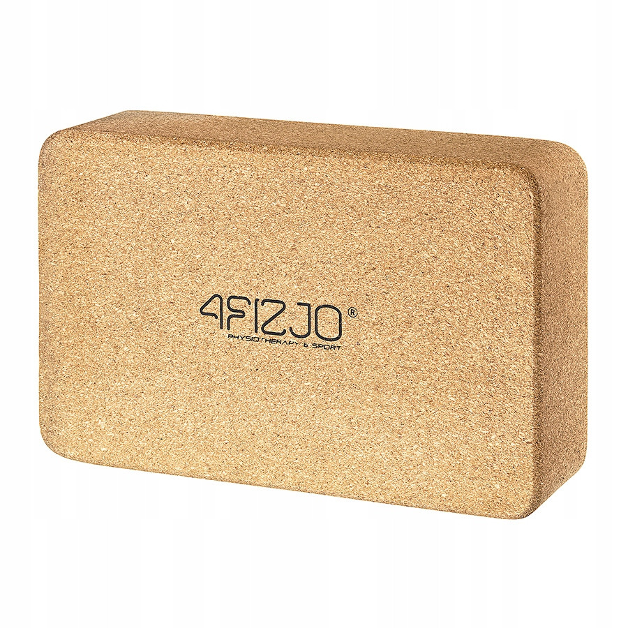 Блок для йоги 4FIZJO 22 x 15 x 7.2 см з пробкового дерева (P-5907739312990)