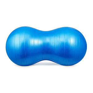 М'яч для фітнесу (арахіс) 4FIZJO Air Ball Peanut 45 x 90 см Anti-Burst Blue (P-5907739312945), фото 3
