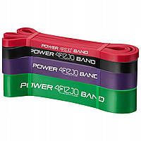 Эспандер-петля 4FIZJO Power Band 6-36 кг (резина для фитнеса и спорта) набор 4 шт 4FJ0063 al Original 534