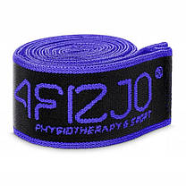 Еспандер з петлями для розтяжки 4FIZJO 90 см Black/Blue (P-5907739313775), фото 4