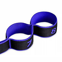 Еспандер з петлями для розтяжки 4FIZJO 90 см Black/Blue (P-5907739313775), фото 5