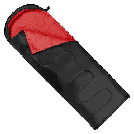 Спальний мішок (спальник) ковдра SportVida SV-CC0064 +2 ...+21°C L Black/Red, фото 2