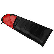 Спальний мішок (спальник) ковдра SportVida SV-CC0064 +2 ...+21°C L Black/Red, фото 2