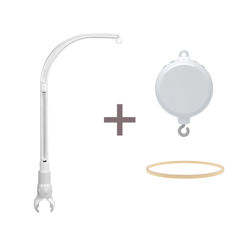 Набір для мобіля Кронштейн з кліпсою та кільцем + Музблок на 35 мелодій, фото 1